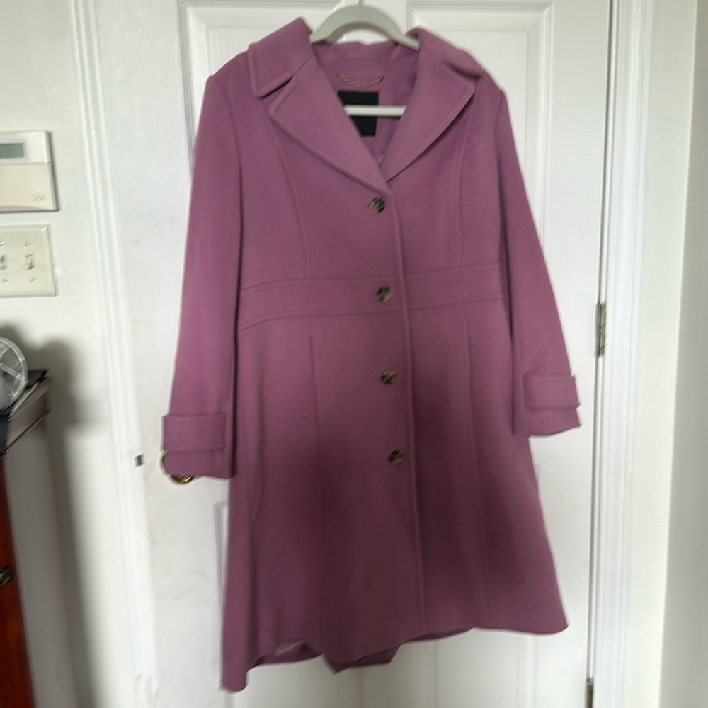 Talbots winter jacket- pink/purple